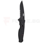 Сгъваем нож SOG Flash II Black TiNi Serrated 89мм » Force.BG