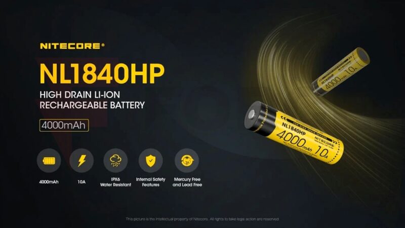 Акумулаторна батерия 18650 Nitecore 4000mAh 10A » Force.BG