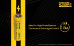 Акумулаторна батерия 21700 Nitecore 5000mAh Li-ion » Force.BG