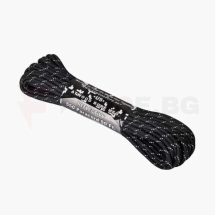 Паракорд Atwood Rope 550 Reflective Black 15м » Force.BG
