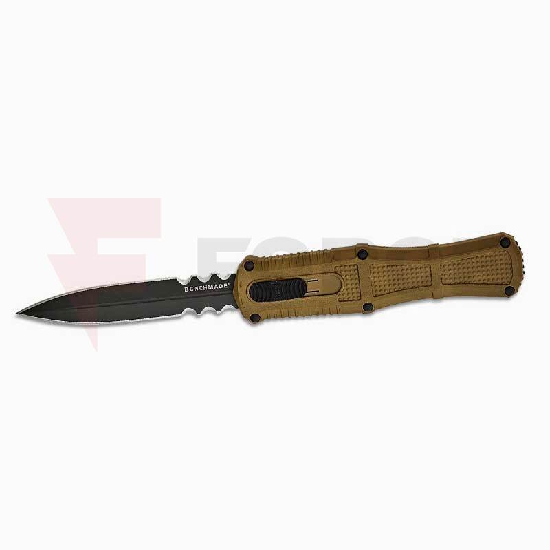Автоматичен тактически нож Benchmade CLAYMORE D2 Green » Force.BG