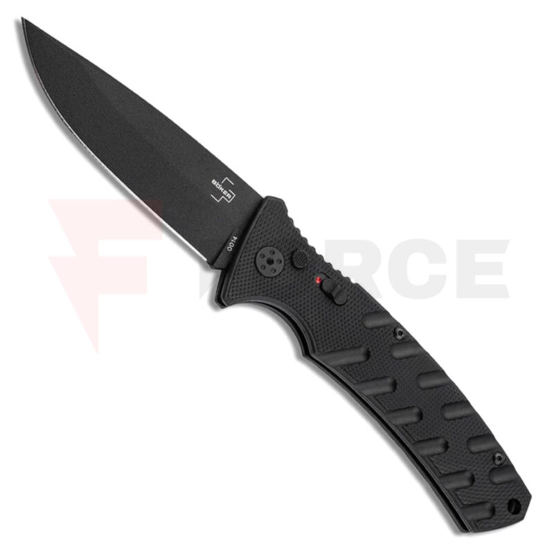 Автоматичен Нож Böker Large Strike D2 Grivory Black » Force.BG