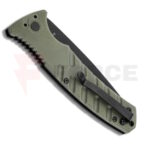 Автоматичен Нож Böker Large Strike D2 Grivory Green » Force.BG