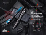 Автоматична Светеща Тактическа Химикалка Fenix T6 Black » Force.BG