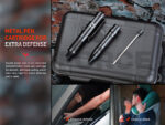 Автоматична Светеща Тактическа Химикалка Fenix T6 Black » Force.BG