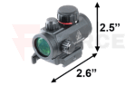 Бързомер Leapers UTG 2.6" ITA Red/Green Micro » Force.BG