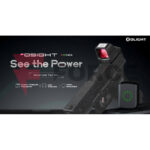 Бързомерец Osight 3MOA зелена точка 24x21.5mm » Force.BG