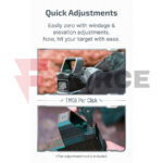 Бързомерец Osight 3MOA зелена точка 24x21.5mm » Force.BG