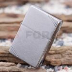 Бензинова запалка Zippo Brushed Chrome Vintage with Slashes » Force.BG
