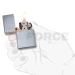 Бензинова запалка Zippo Brushed Chrome Vintage with Slashes » Force.BG