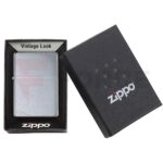 Бензинова запалка Zippo Brushed Chrome Vintage with Slashes » Force.BG