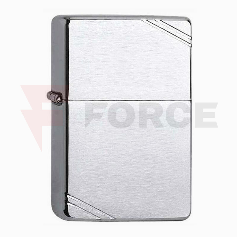 Бензинова запалка Zippo Brushed Chrome Vintage with Slashes » Force.BG