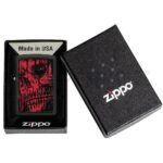 Бензинова запалка Zippo Red Skull Design » Force.BG