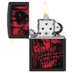 Бензинова запалка Zippo Red Skull Design » Force.BG