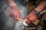 Бушкрафт ръкавици Helikon-Tex Lumber Gloves от волска кожа » Force.BG