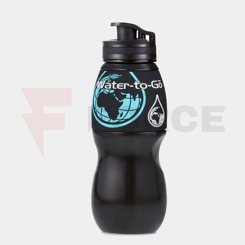 Бутилка за вода с филтър Water to Go 3in1 Black 750 ml » Force.BG