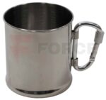 Чаша неръждаема стомана с карабинер 200ml Max Fuchs » Force.BG
