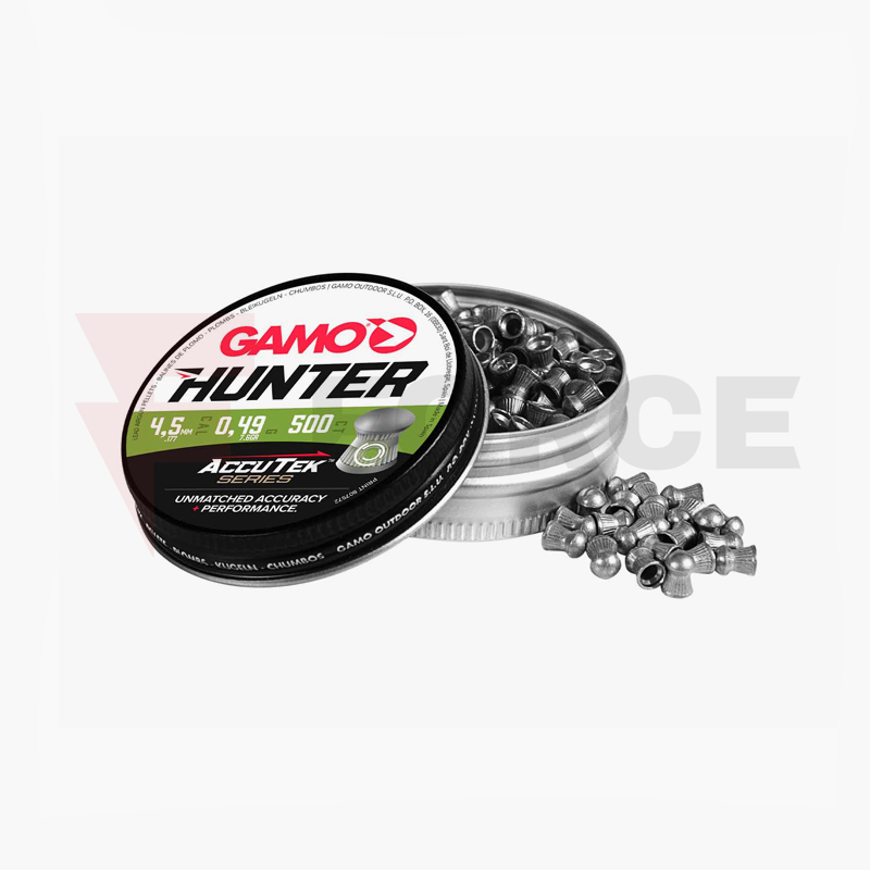 Чашки за въздушно оръжие Gamo AccuTek Hunter 4.5 mm 500 бр » Force.BG