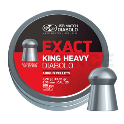 Чашки JSB Diabolo Exact King Heavy 6.35мм 2.2гр 150бр » Force.BG