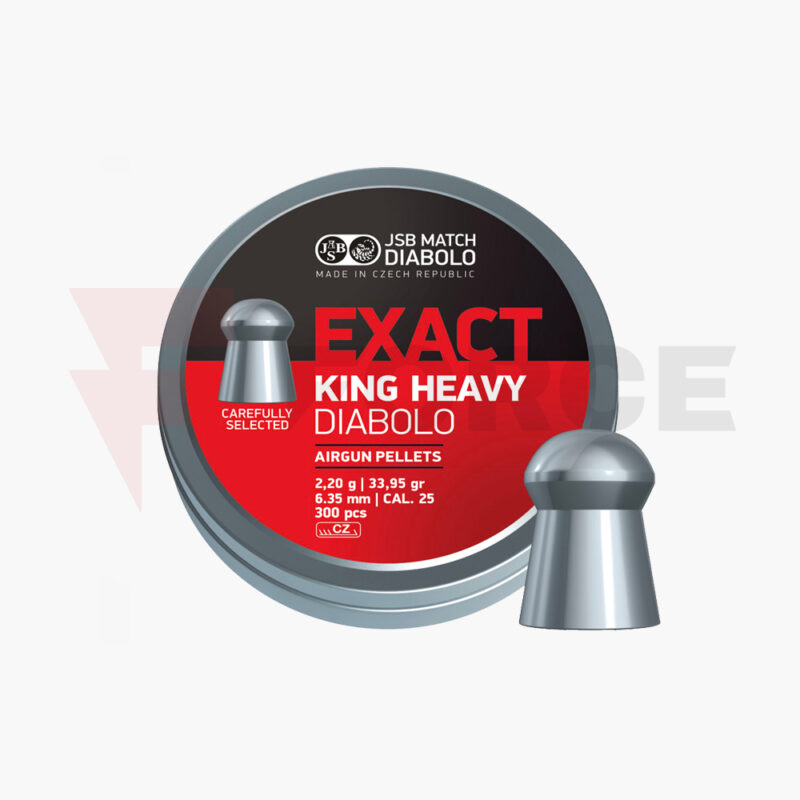 Чашки JSB Diabolo Exact King Heavy 6.35мм 2.2гр 150бр » Force.BG