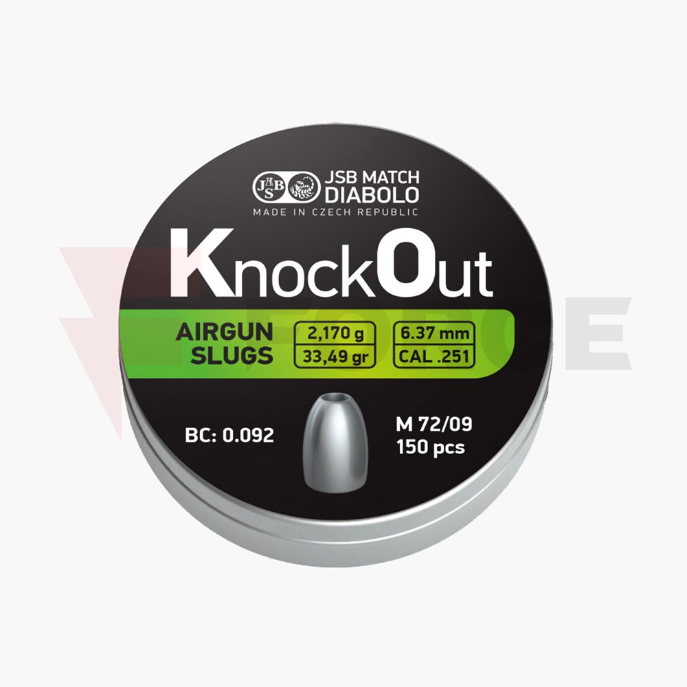 Чашки JSB Knockout Slugs 6.37мм » Force.BG Чашки JSB Knockout Slugs 6.37мм » Force.BG