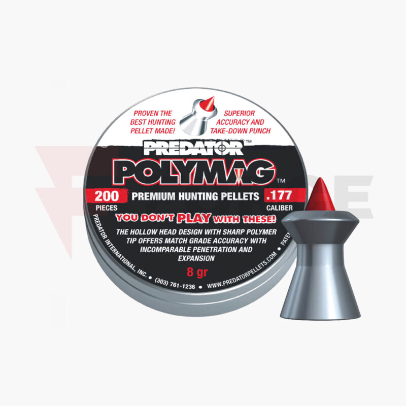 Чашки за въздушно оръжие Polymag Predator 4.5 мм 200 бр » Force.BG