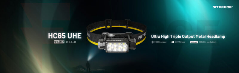 Челник 2000 лумена Nitecore HC65 UHE 222м метал » Force.BG