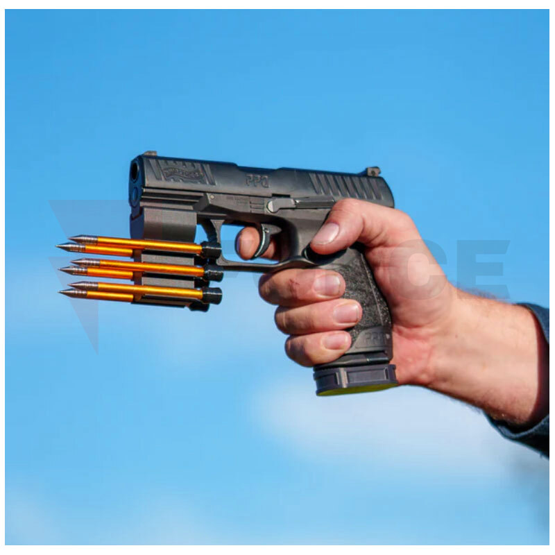 Държач за стрели Homedefence KOMBI +6 стрели за Walther .43cal PPQ M2 /T4E TPM1 / PDP Compact 4 black » Force.BG