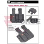 Холдър за пълнители Glock 43X/48 ATA GEAR кайдекс черен » Force.BG
