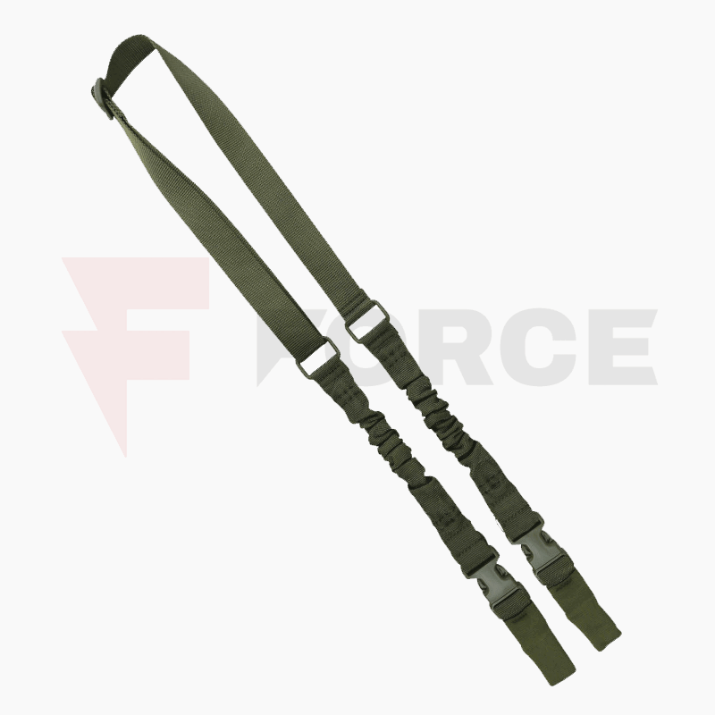 Двуточков ремък Kombat UK Bungee Sling Green 🎯 » Force.BG