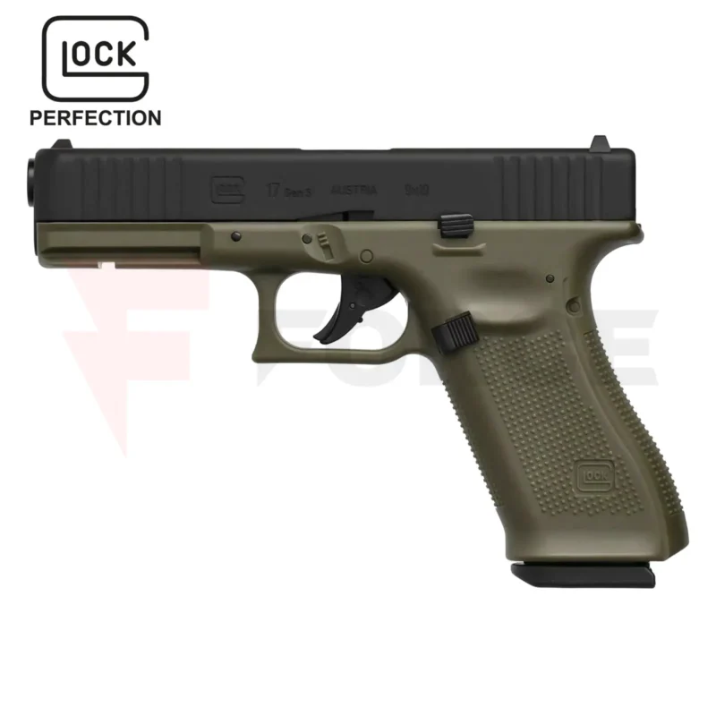 Еърсофт пистолет GLOCK 17 Gen5 CO2 6мм Battlefield Green » Force.BG