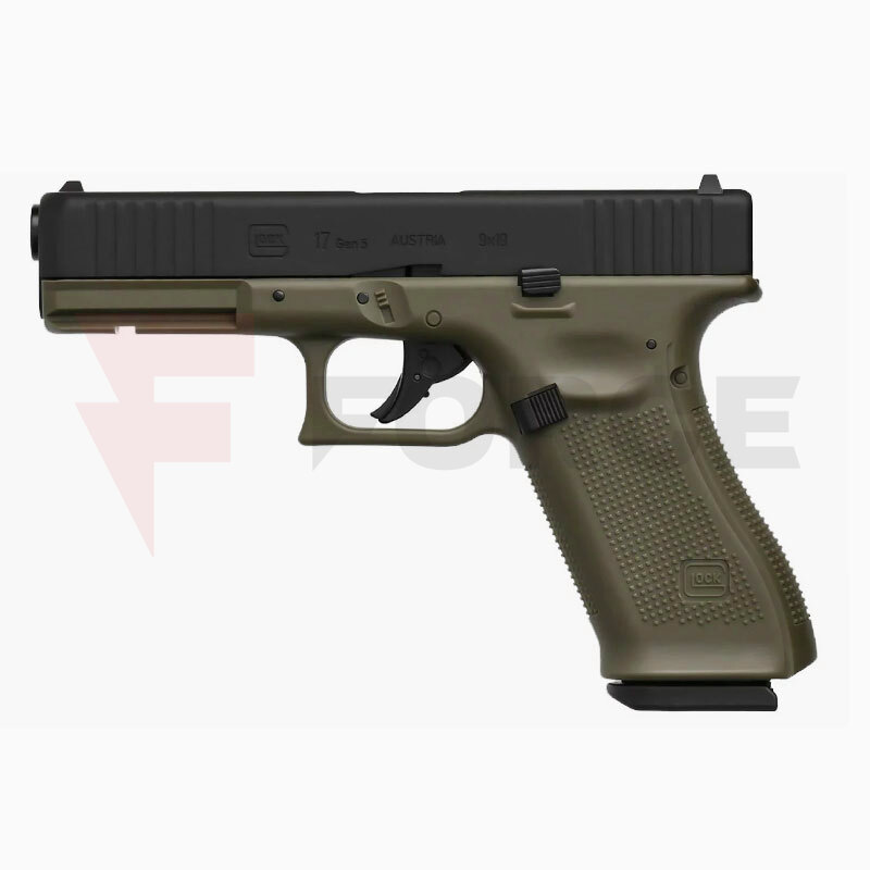Еърсофт пистолет GLOCK 17 Gen5 CO2 6мм Battlefield Green » Force.BG