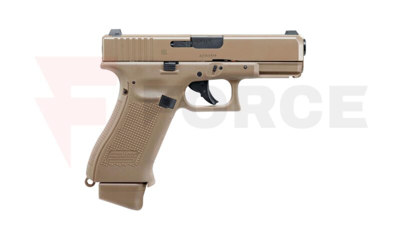 Еърсофт пистолет GLOCK 19X CO2 Coyote 6мм BB » Force.BG