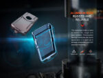 Фенер Fenix E03R V2.0 KEYCHAIN 500 Лумена Blue » Force.BG