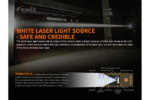 Фенер с бял лазер Fenix TK30 White Laser 1200м » Force.BG