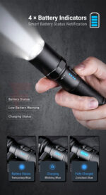 Тактически фенер Nextorch P81 3000lm 21700 алуминий » Force.BG