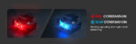 Фенер с щипка Nitecore CL10 45lm бял/червен/син » Force.BG