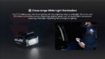 Фенер с щипка Nitecore CL10 45lm бял/червен/син » Force.BG
