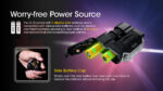 Фенер с щипка Nitecore CL10 45lm бял/червен/син » Force.BG