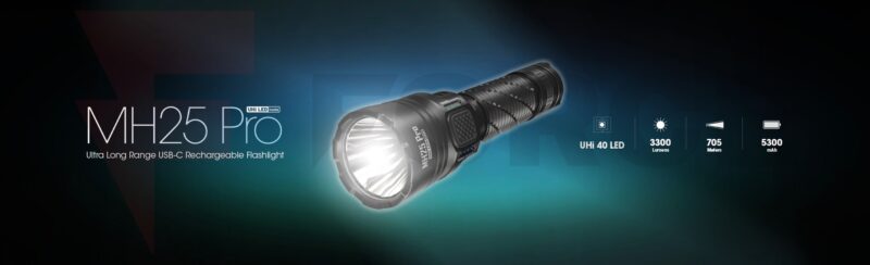 Тактически фенер Nitecore MH25 PRO 3300 лумена 705 м » Force.BG