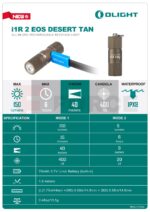 Презареждаем фенер Olight I1R 2 EOS 150lm пустинно бежов » Force.BG