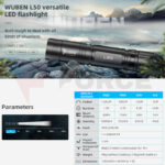 Фенер Wuben L50 EDC 1200 Лумена » Force.BG
