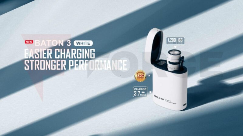 Компактен фенер Olight Baton3 1200 лумена White » Force.BG
