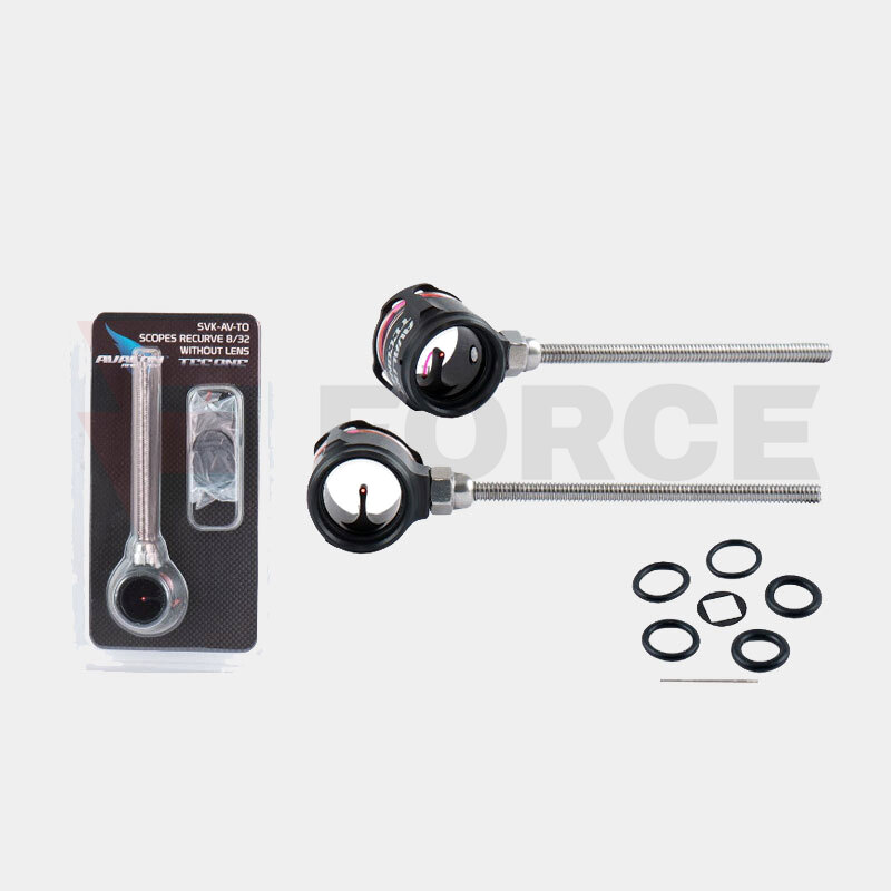 Фиброоптична Мушка за Рикърв Лъкове AVALON Scope Recurve 8/32 Without Lens » Force.BG