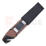 Фиксиран нож GANZO G8012V2 8CR13 ABS кафяв 243мм » Force.BG
