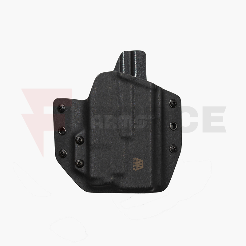 Кайдекс кобур ATA GEAR Hit Factor за H&K VP-9 Black с Olight BALDR Mini » Force.BG