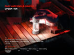 Къмпинг лампа Fenix CL22R Polar Night Black 500 лумена » Force.BG