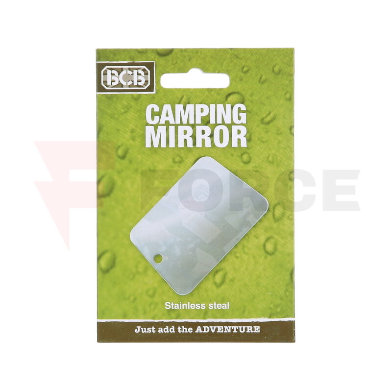 Къмпинг сигнално огледало BCB camping mirror от неръждаема стомана » Force.BG