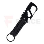 Карабинер мултитул с паракорд 101 INC черен 15см » Force.BG