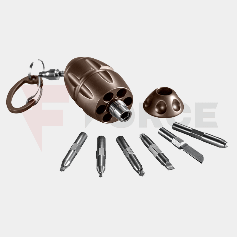 Ключодържател Мултитул Lionsteel Eggie keychain Bronze titanium » Force.BG